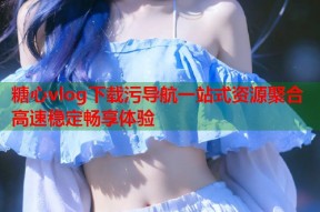 糖心vlog下载污导航一站式资源聚合高速稳定畅享体验