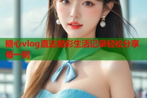 糖心vlog直达精彩生活记录轻松分享每一刻