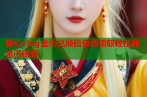 糖心vlog金币兑换码免费领取轻松赚金币秘籍