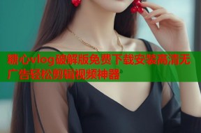 糖心vlog破解版免费下载安装高清无广告轻松剪辑视频神器