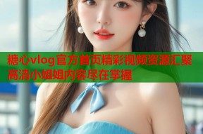 糖心vlog官方首页精彩视频资源汇聚高清小姐姐内容尽在掌握