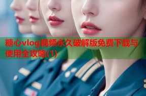 糖心vlog视频永久破解版免费下载与使用全攻略(1)