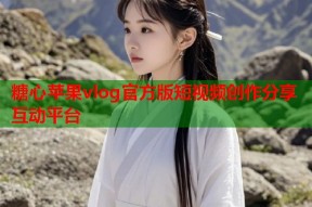 糖心苹果vlog官方版短视频创作分享互动平台
