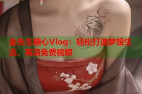 金先生糖心Vlog：轻松打造梦想生活，高清免费视频