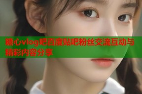 糖心vlog吧百度贴吧粉丝交流互动与精彩内容分享