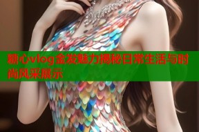 糖心vlog金发魅力揭秘日常生活与时尚风采展示