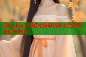 糖心vlog七享轻松分享精彩生活记录与创作灵感