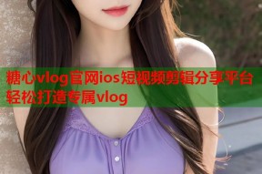 糖心vlog官网ios短视频剪辑分享平台轻松打造专属vlog