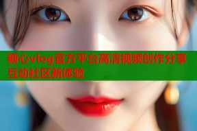 糖心vlog官方平台高清视频创作分享互动社区新体验