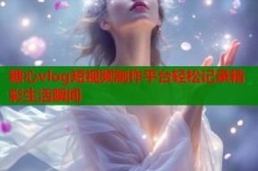糖心vlog短视频制作平台轻松记录精彩生活瞬间