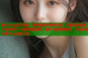 糖心vlog官方网站：精彩视频与独家内容，尽享视觉盛宴，与全球用户一同探索最新鲜、最热门的视频潮流，开启您的专属Vlog体验之旅