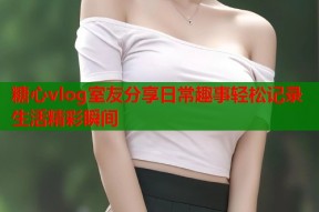 糖心vlog室友分享日常趣事轻松记录生活精彩瞬间