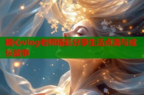 糖心vlog老师精彩分享生活点滴与成长故事