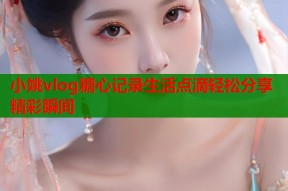小姚vlog糖心记录生活点滴轻松分享精彩瞬间