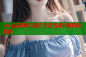 vlog记录糖心国产生活点滴分享精彩瞬间