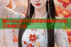 糖心vlog官方万战带你玩转创作轻松分享精彩生活