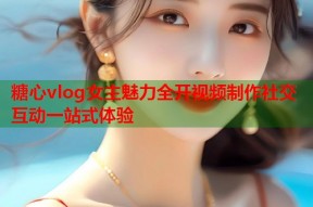 糖心vlog女主魅力全开视频制作社交互动一站式体验