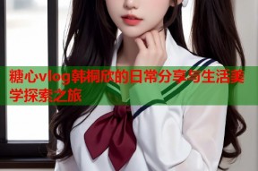 糖心vlog韩桐欣的日常分享与生活美学探索之旅