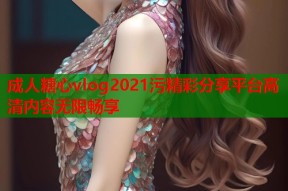 成人糖心vlog2021污精彩分享平台高清内容无限畅享