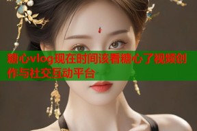 糖心vlog现在时间该看糖心了视频创作与社交互动平台