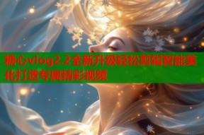 糖心vlog2.2全新升级轻松剪辑智能美化打造专属精彩视频