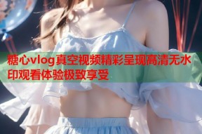 糖心vlog真空视频精彩呈现高清无水印观看体验极致享受