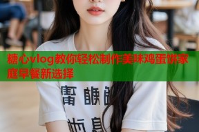 糖心vlog教你轻松制作美味鸡蛋饼家庭早餐新选择