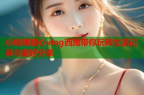 小晗喵糖心vlog西施带你玩转生活记录与美好分享
