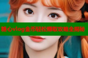 糖心vlog金币轻松赚取攻略全揭秘