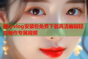 糖心vlog安装包免费下载高清编辑轻松制作专属视频
