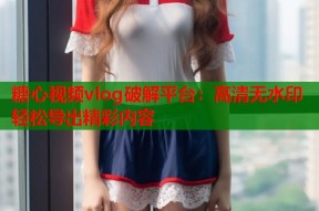 糖心视频vlog破解平台：高清无水印轻松导出精彩内容