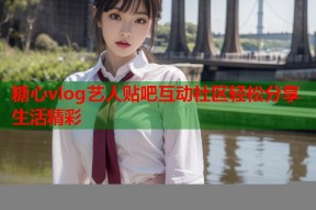 糖心vlog艺人贴吧互动社区轻松分享生活精彩