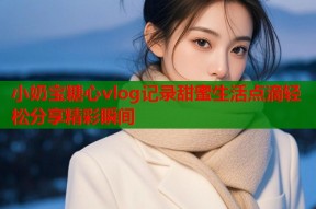 小奶宝糖心vlog记录甜蜜生活点滴轻松分享精彩瞬间