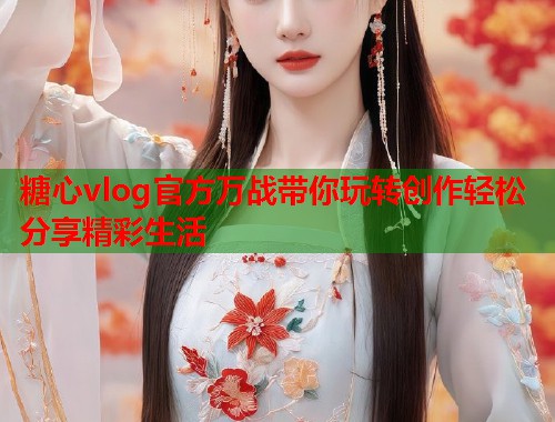 糖心vlog官方万战带你玩转创作轻松分享精彩生活  第1张