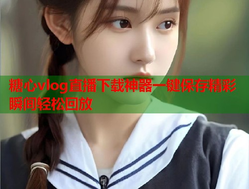 糖心vlog直播下载神器一键保存精彩瞬间轻松回放  第1张