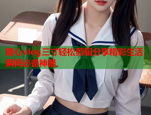 糖心vlog三寸轻松剪辑分享精彩生活瞬间必备神器  第1张