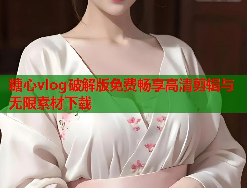 糖心vlog破解版免费畅享高清剪辑与无限素材下载  第1张