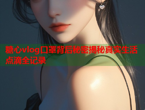 糖心vlog口罩背后秘密揭秘真实生活点滴全记录  第1张