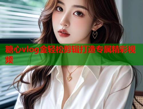 糖心vlog金轻松剪辑打造专属精彩视频  第1张