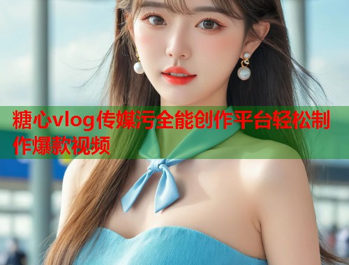 糖心vlog传媒污全能创作平台轻松制作爆款视频  第1张