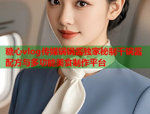 糖心vlog传媒锅锅酱独家秘制干锅酱配方与多功能美食制作平台  第1张