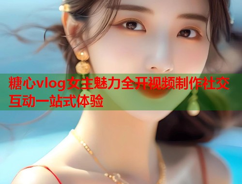 糖心vlog女主魅力全开视频制作社交互动一站式体验  第1张