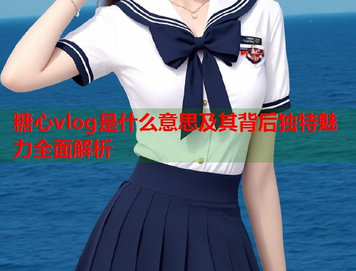 糖心vlog是什么意思及其背后独特魅力全面解析  第1张