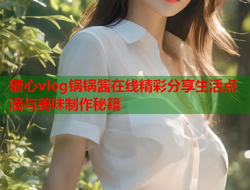 糖心vlog锅锅酱在线精彩分享生活点滴与美味制作秘籍  第1张