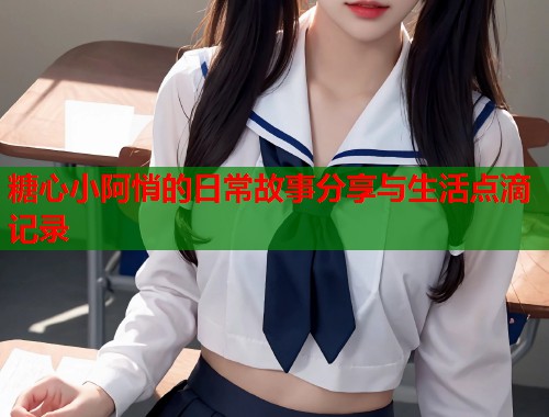 糖心小阿悄的日常故事分享与生活点滴记录  第1张